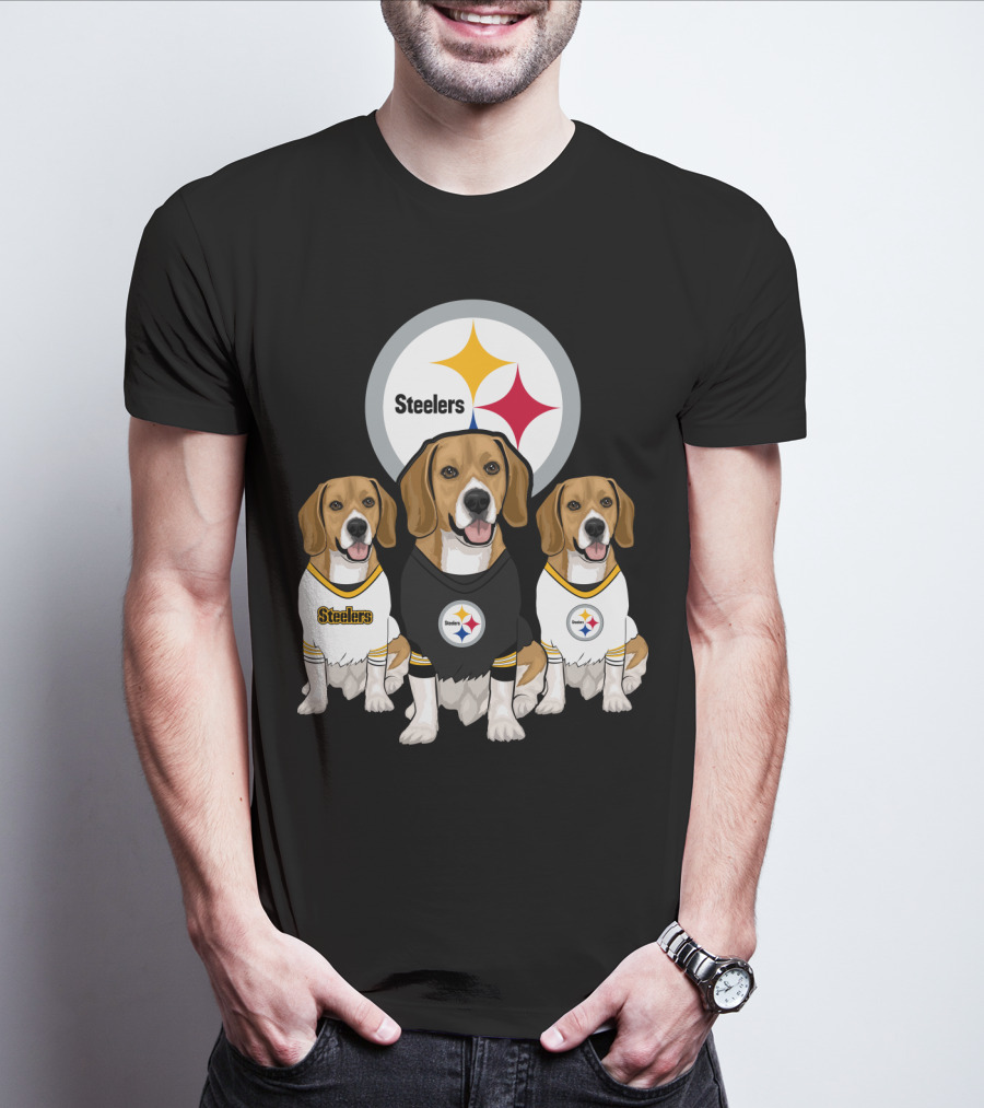 Steelers Beagle Trio T-Shirt