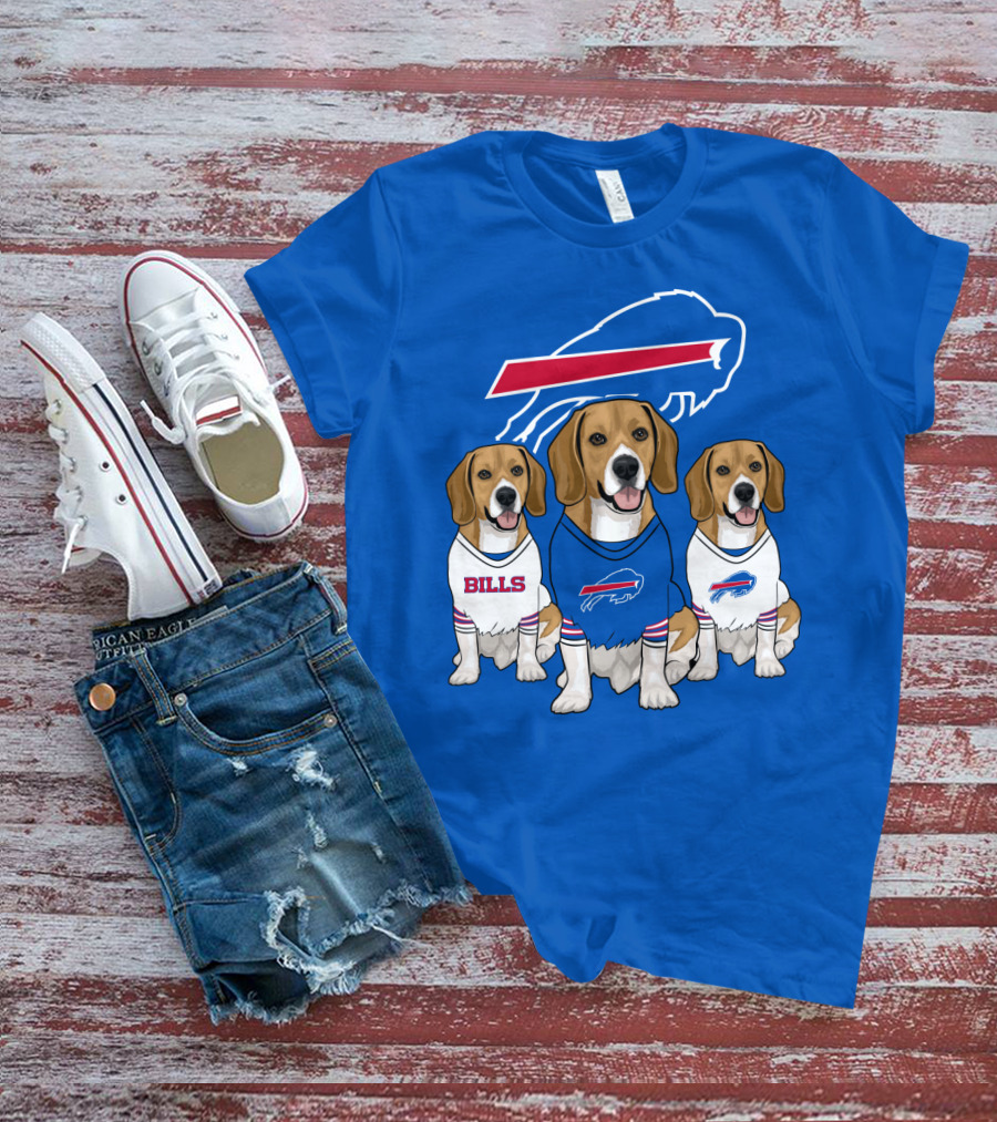 Buffalo Bills Beagle Trio T-Shirt