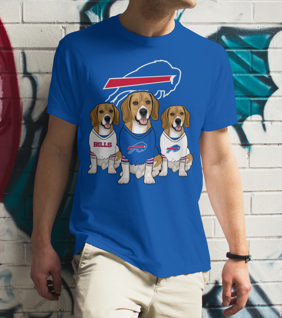 Buffalo Bills Beagle Trio T-Shirt