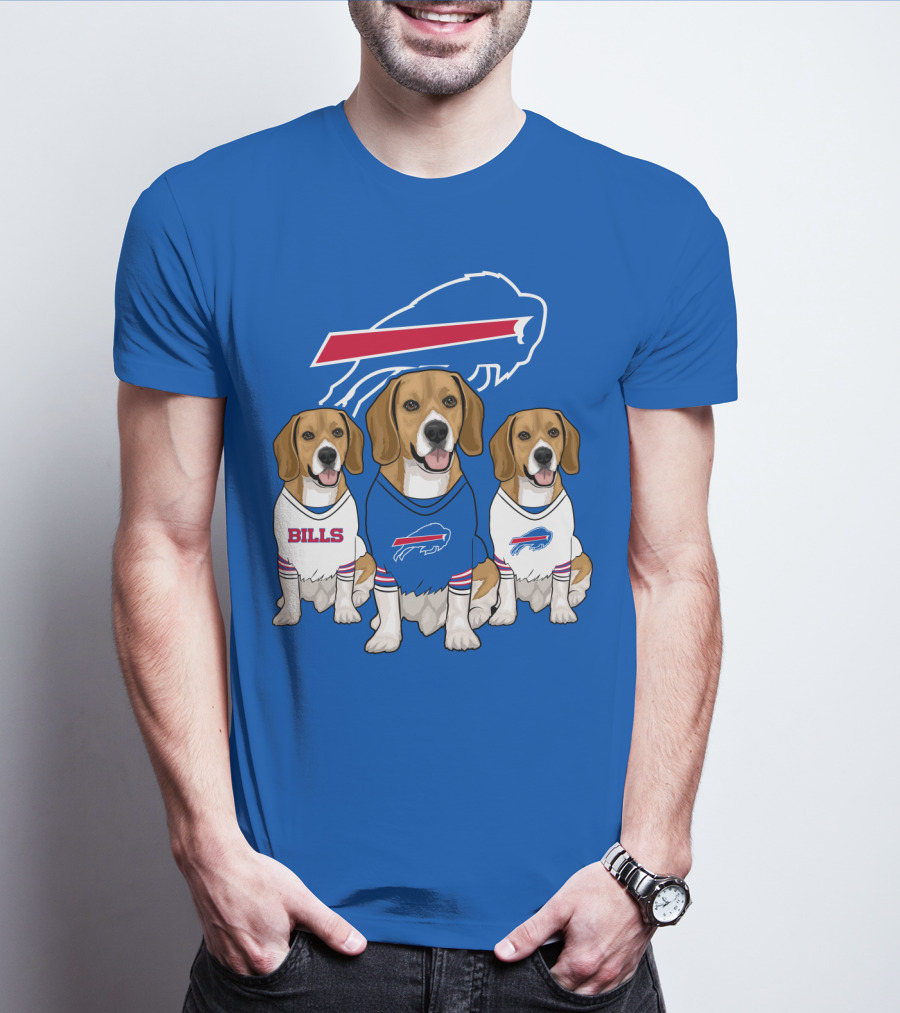 Buffalo Bills Beagle Trio T-Shirt