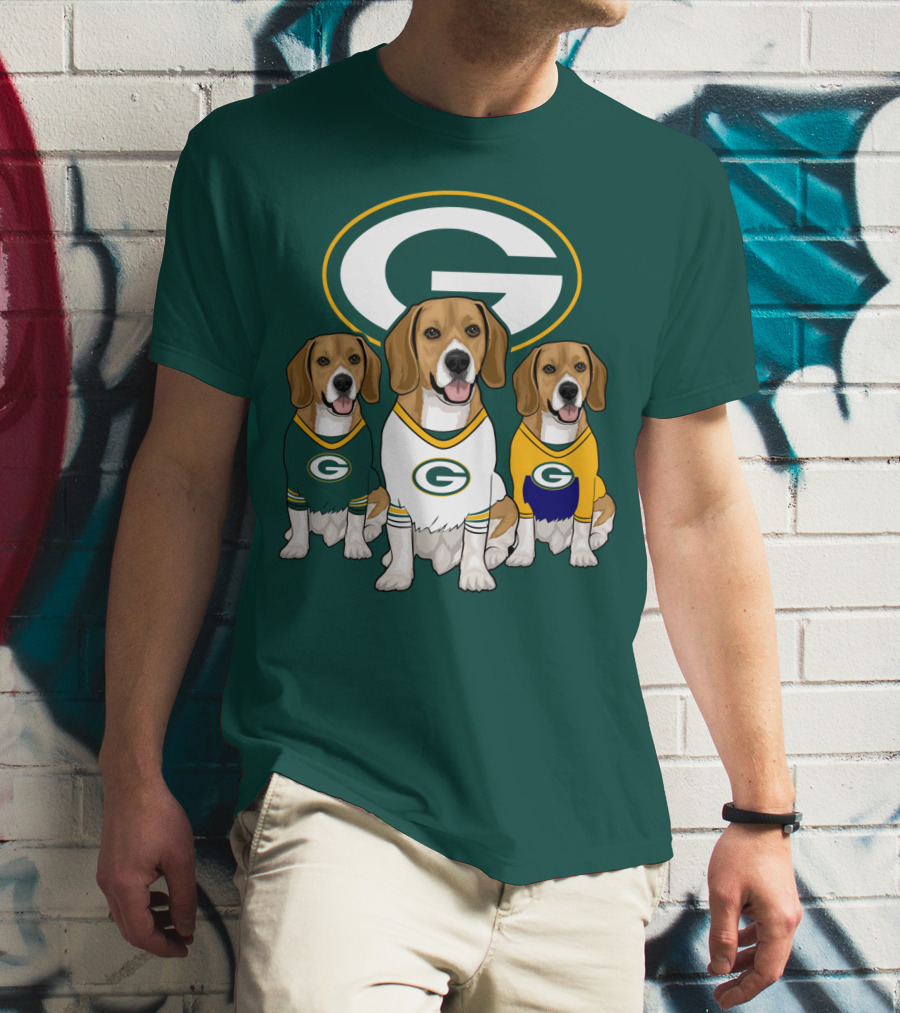 Packers Beagle Dog T-Shirt