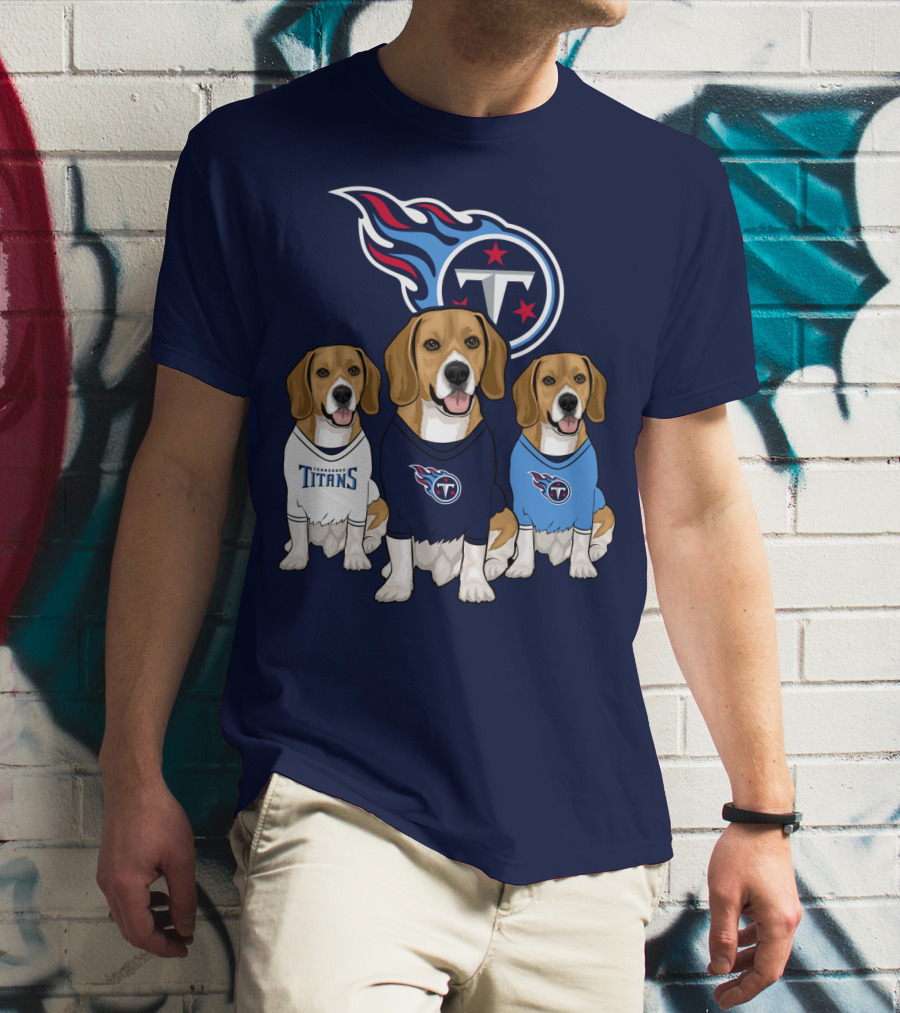 Tennessee Titans Beagle Fan T-Shirt