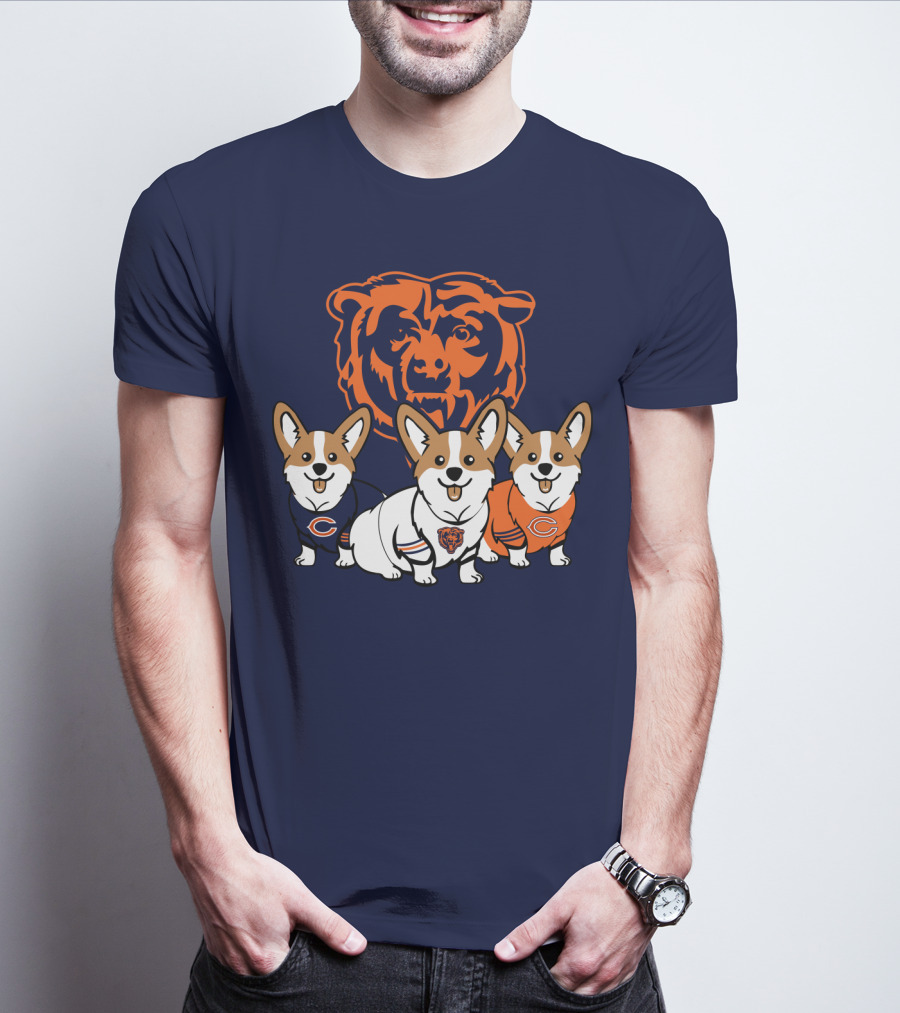 Chicago Bears Corgi T-Shirt