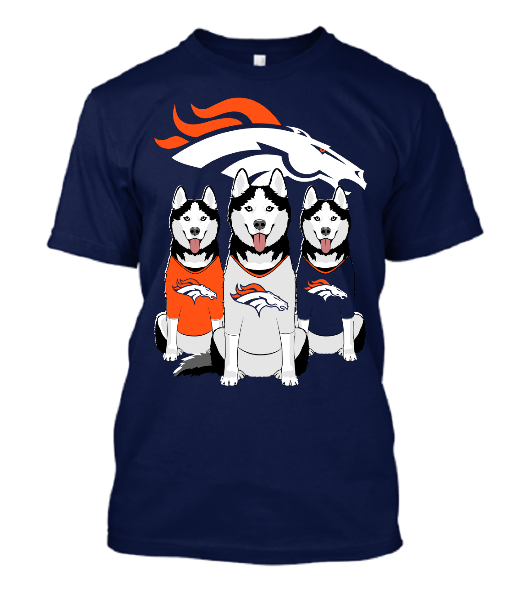 Denver Broncos Husky Trio T-Shirt