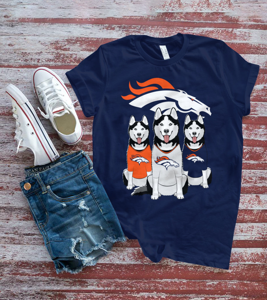 Denver Broncos Husky Trio T-Shirt
