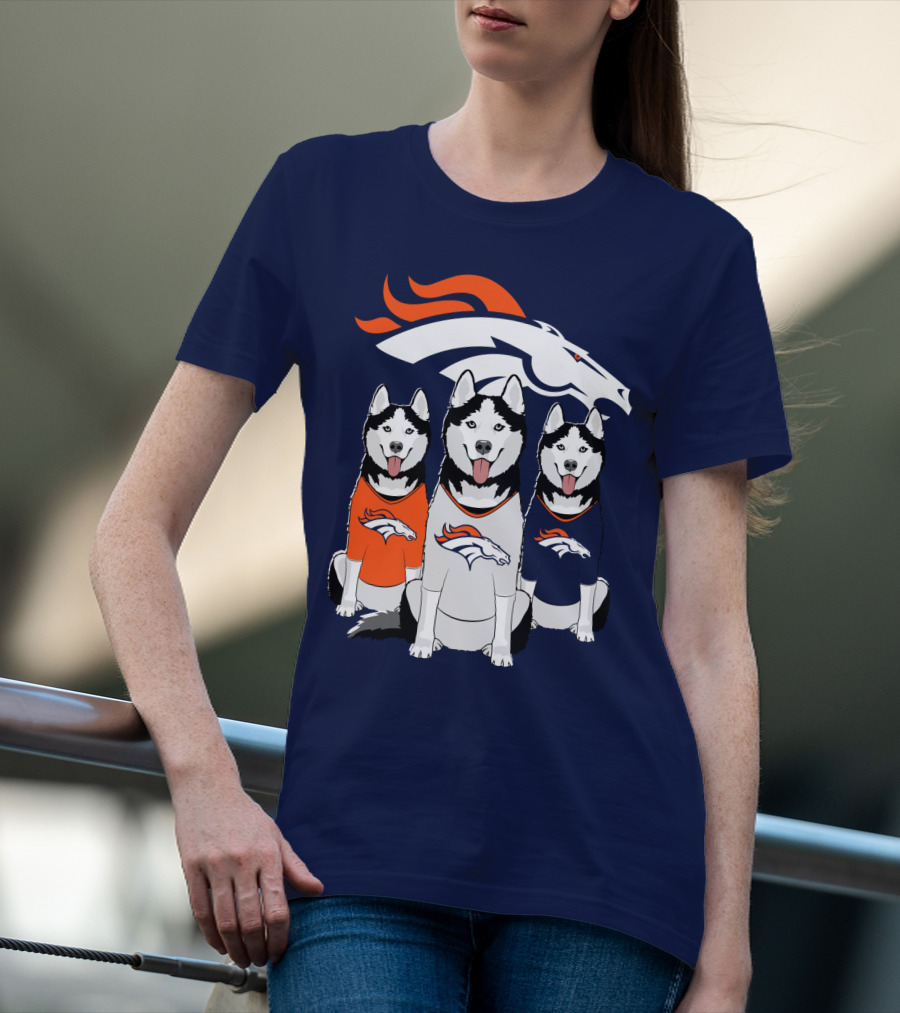 Denver Broncos Husky Trio T-Shirt