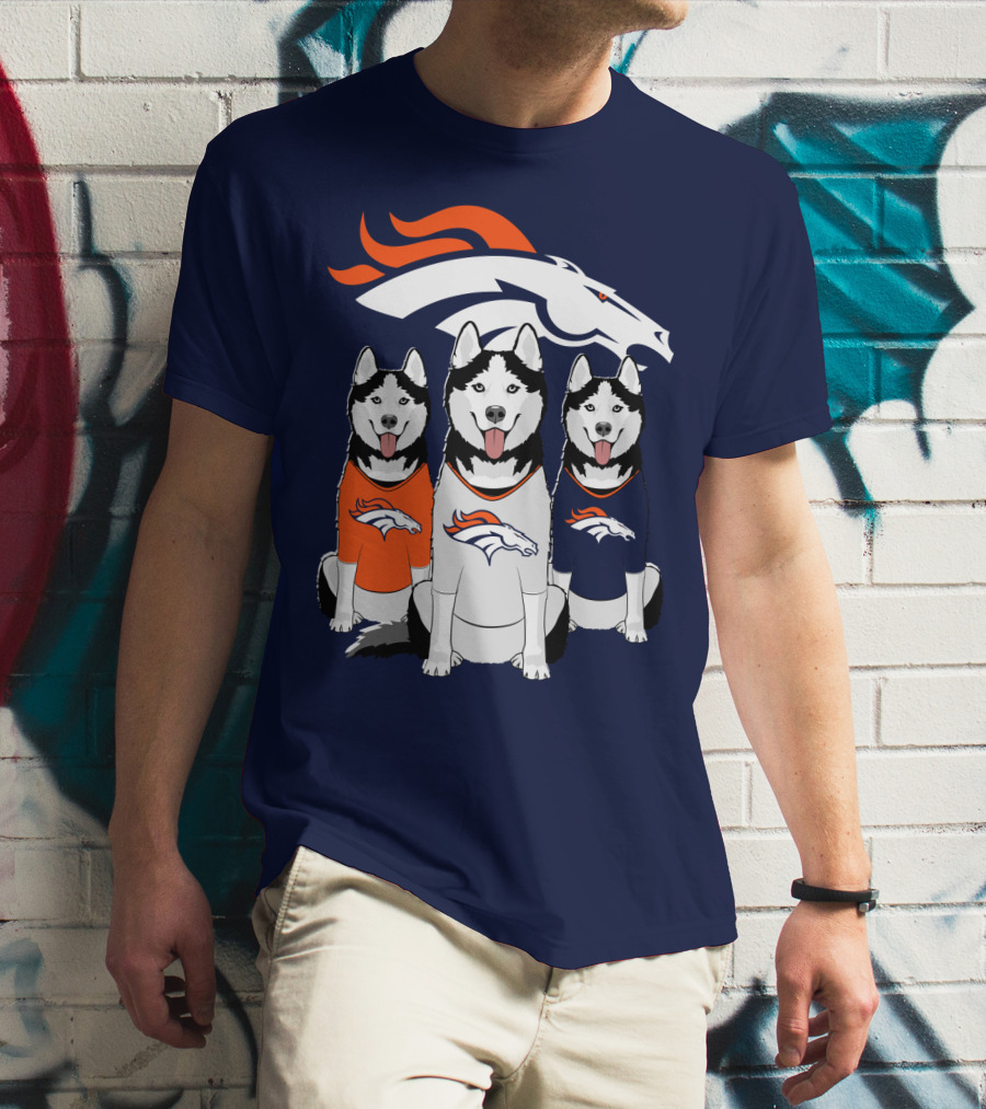 Denver Broncos Husky Trio T-Shirt