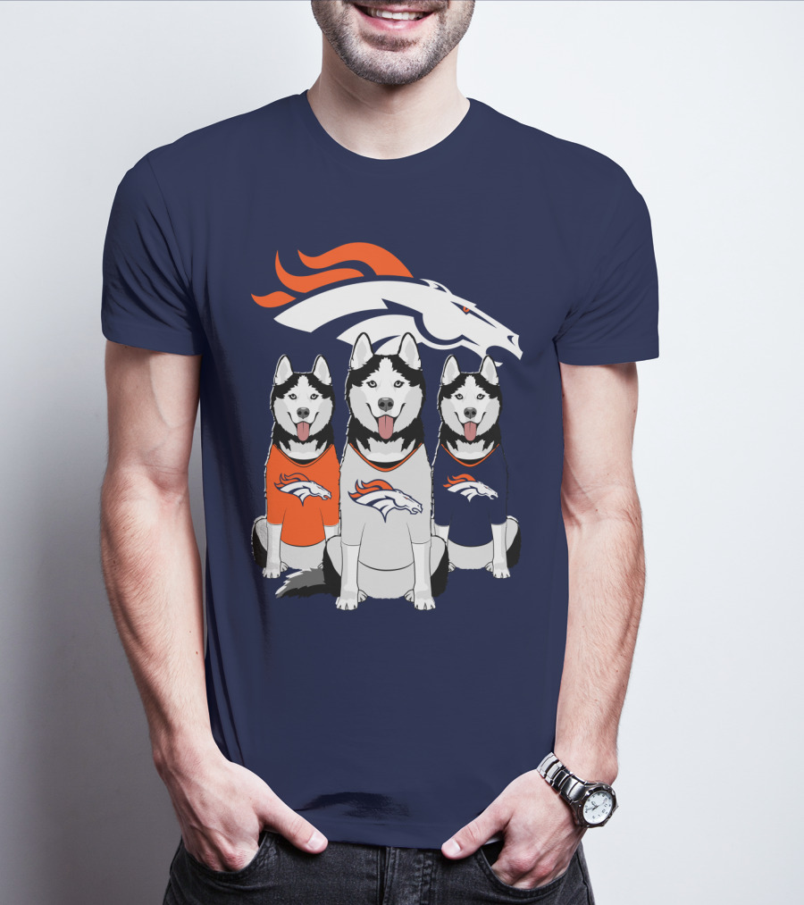 Denver Broncos Husky Trio T-Shirt