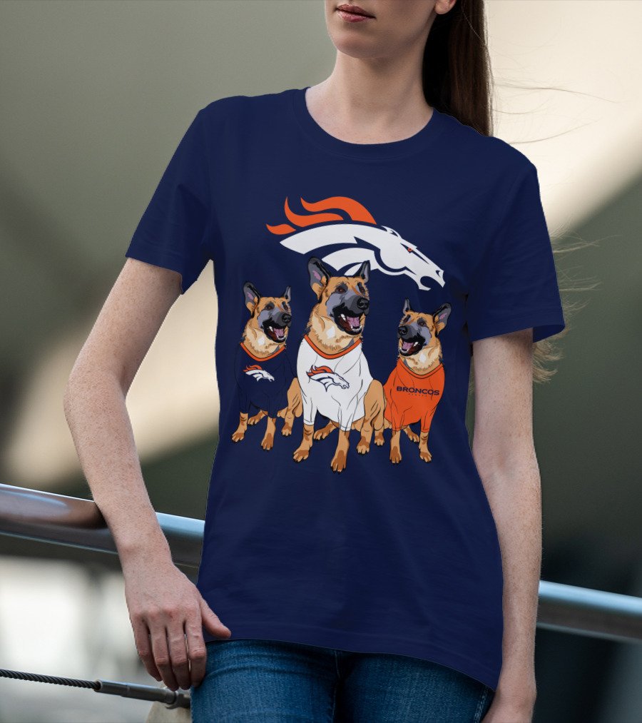 Broncos German Shepherds Trio T-Shirt