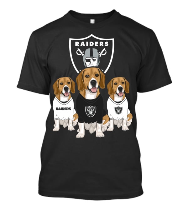 Las Vegas Raiders Beagles T-Shirt