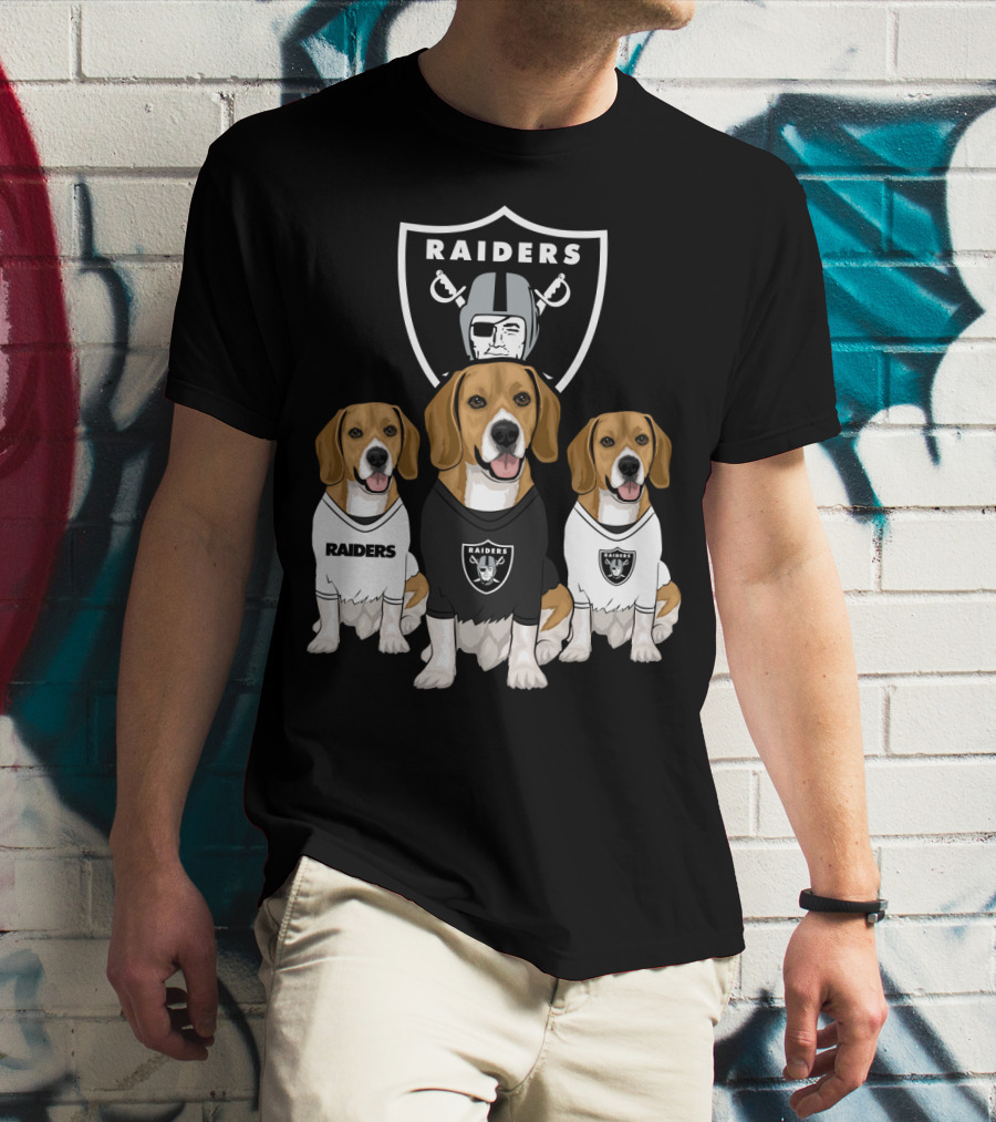 Las Vegas Raiders Beagles T-Shirt