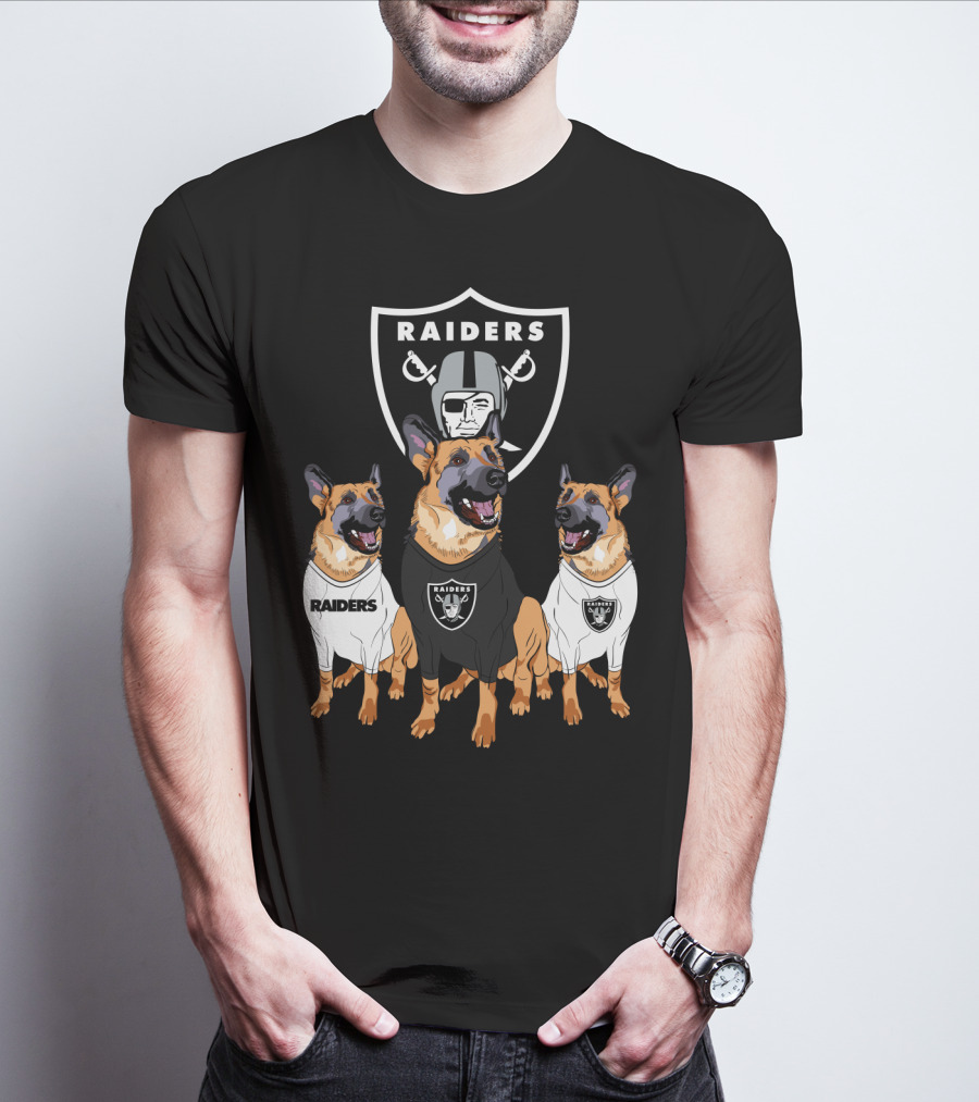 Las Vegas Raiders German Shepherd T-Shirt