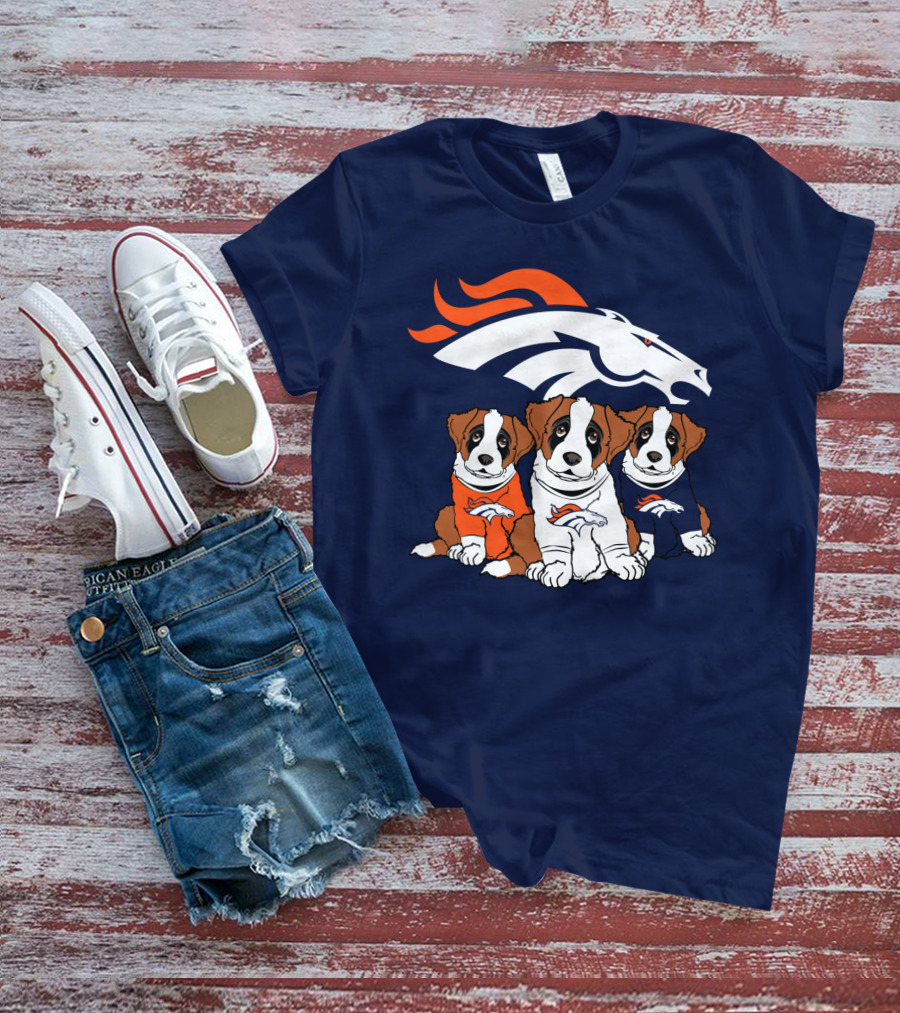 Denver Broncos Saint Bernard T-Shirt