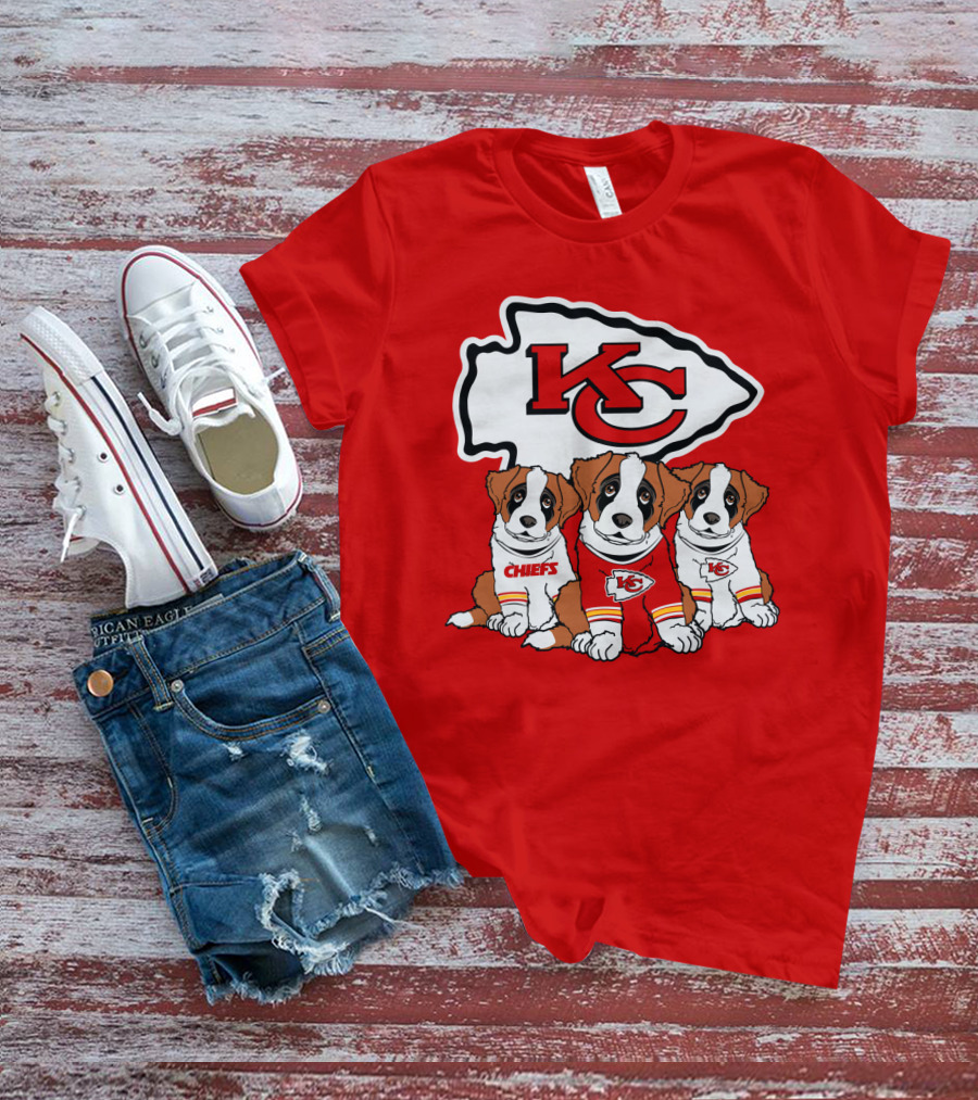 Kansas City Chiefs Kc Saint Bernard T-Shirt