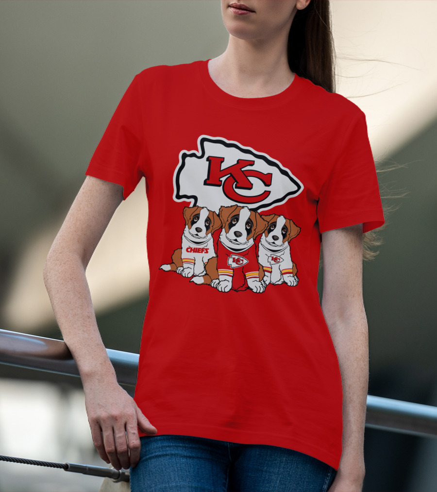 Kansas City Chiefs Kc Saint Bernard T-Shirt