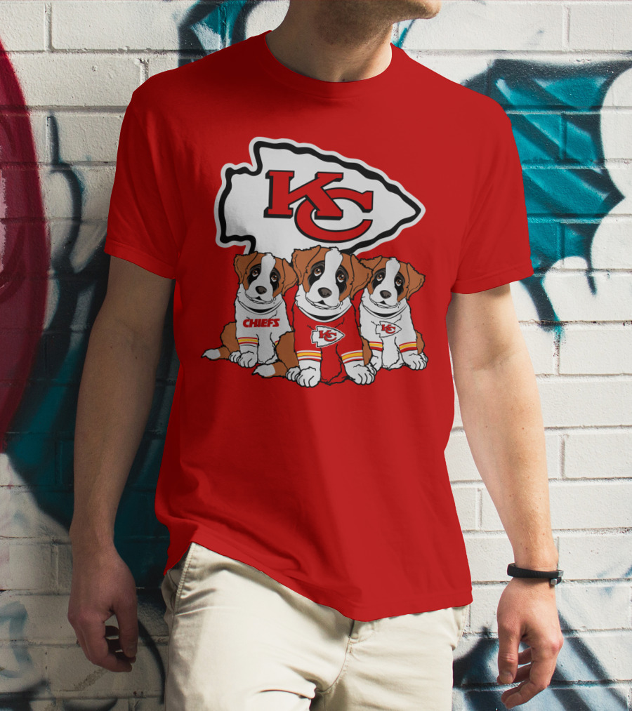 Kansas City Chiefs Kc Saint Bernard T-Shirt