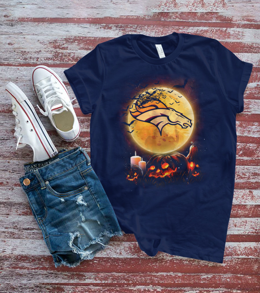 Denver Broncos Halloween T-Shirt