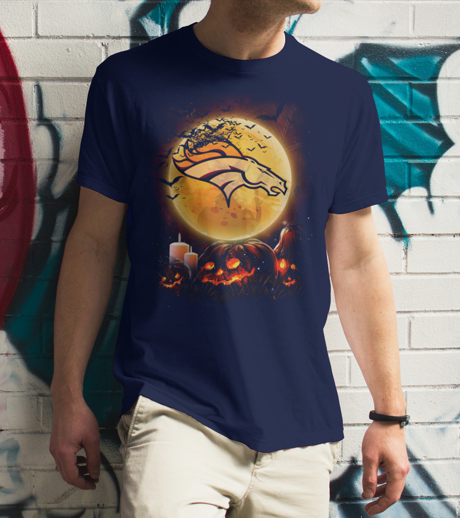 Denver Broncos Halloween T-Shirt
