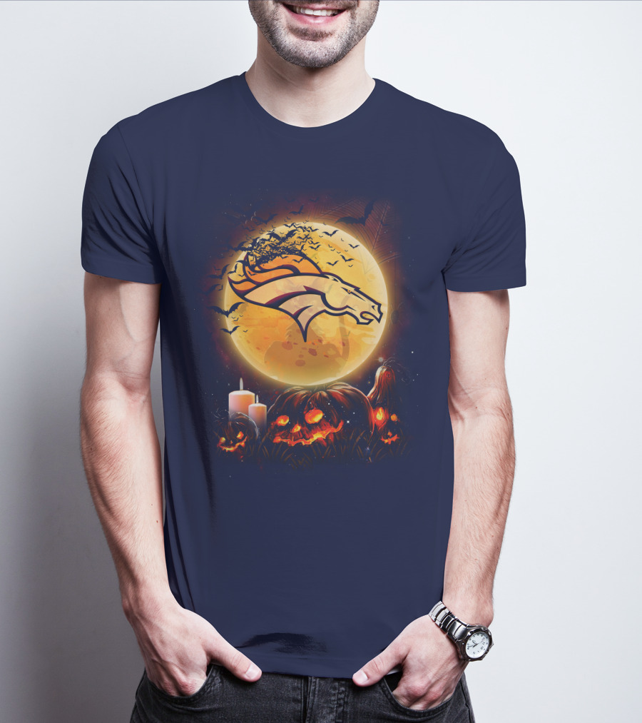 Denver Broncos Halloween T-Shirt