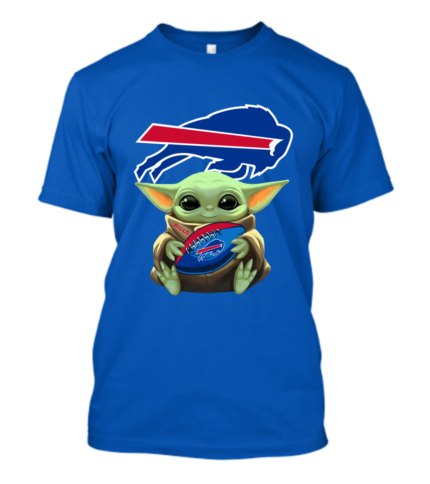Baby Yoda Bills Buffalo Football Fan T-Shirt