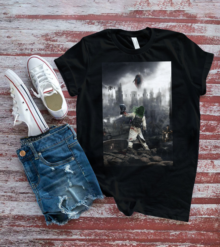Betrayal Swat Superman Post-Apocalyptic Scene T-Shirt