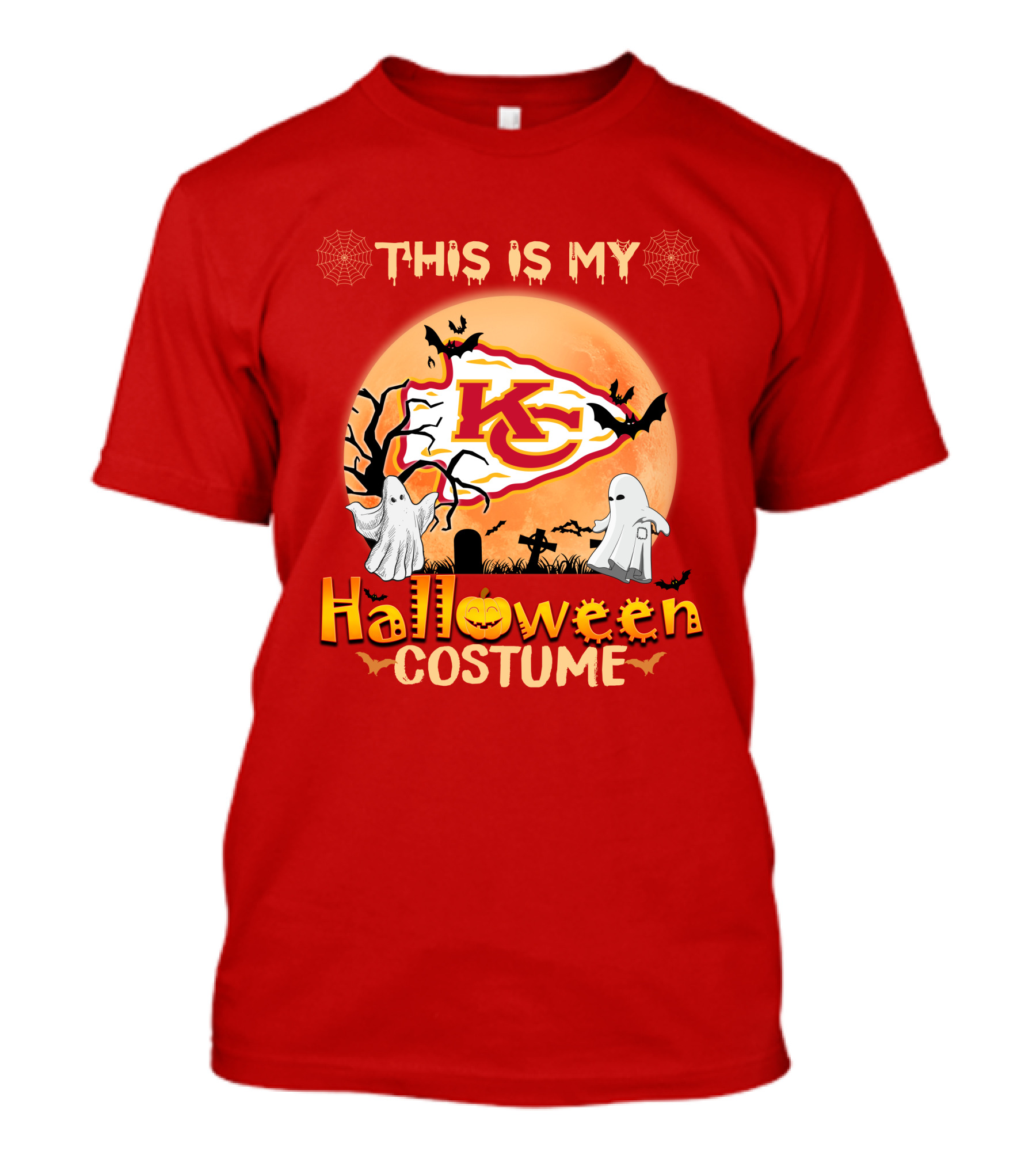 This Is My Kansas City Chiefs Halloween Costume T-Shirt