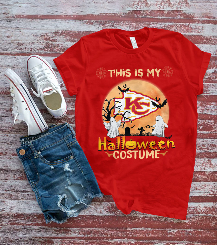 This Is My Kansas City Chiefs Halloween Costume T-Shirt