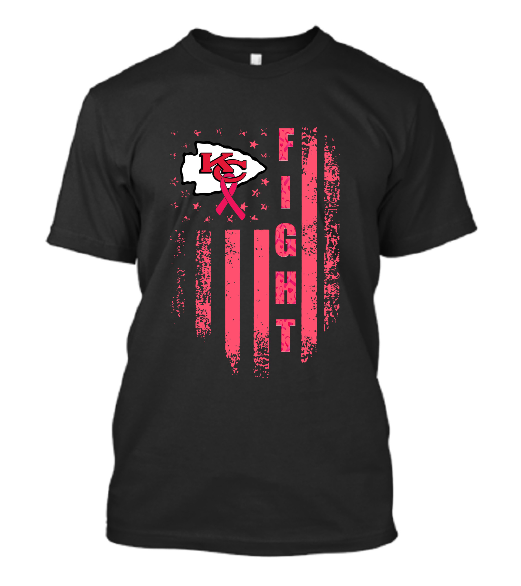 Kansas City Chiefs Breast Cancer Awareness Fight Edition T-Shirt
