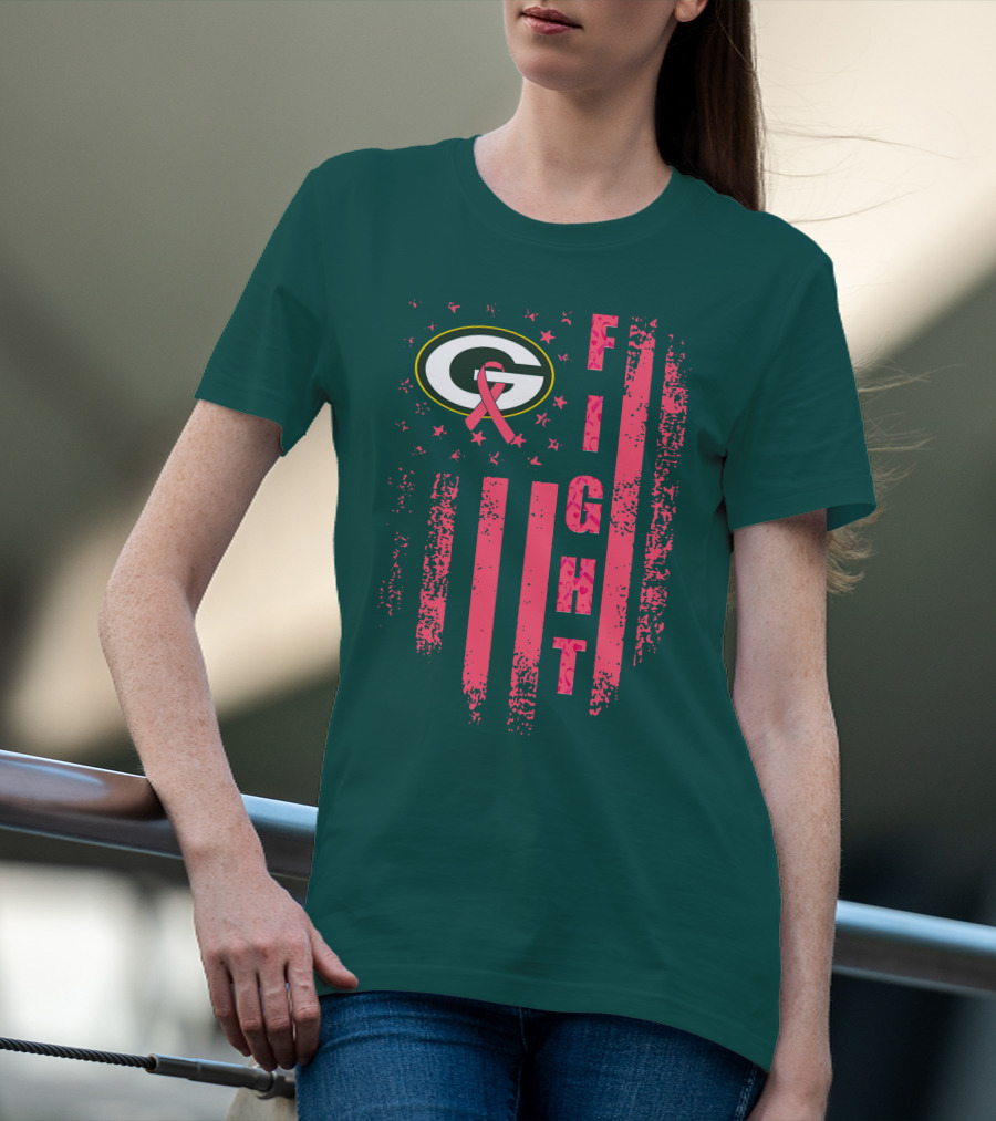 Green Bay Packers Fight Breast Cancer T-Shirt