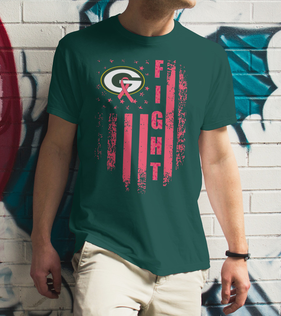 Green Bay Packers Fight Breast Cancer T-Shirt