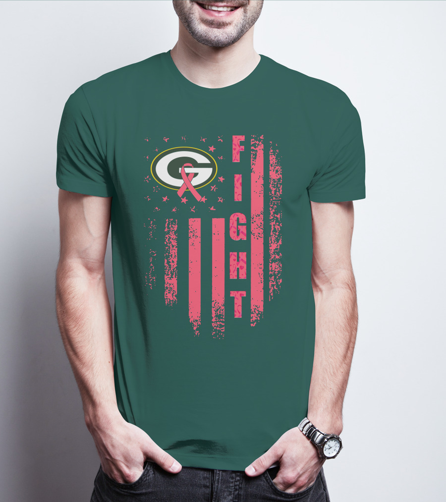 Green Bay Packers Fight Breast Cancer T-Shirt