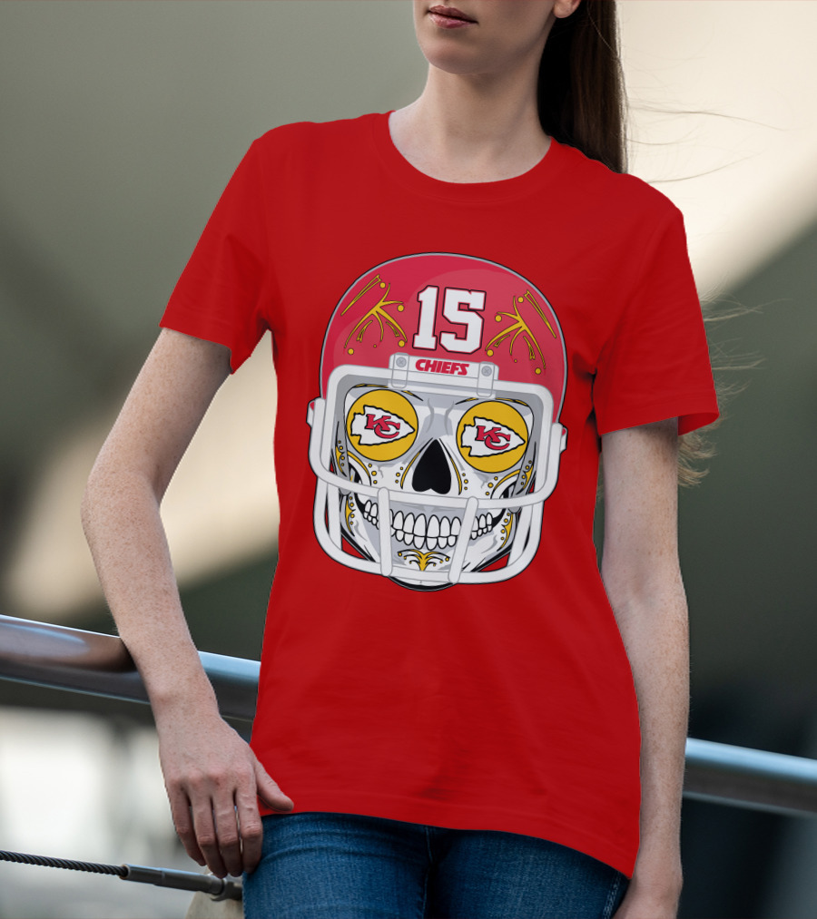 Chiefs Skull Helmet T-Shirt