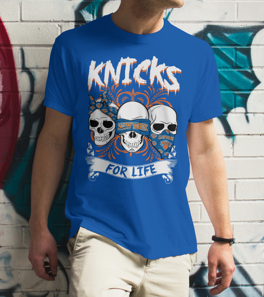 Knicks New York For Life T-Shirt