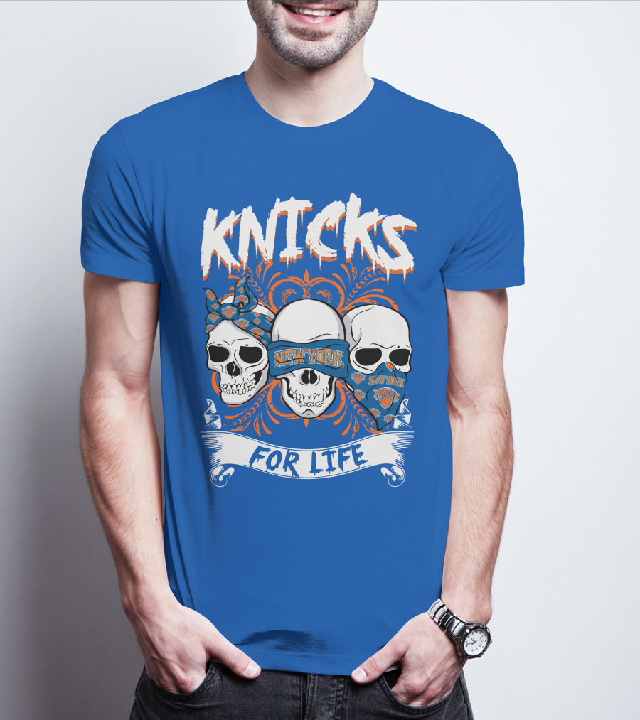 Knicks New York For Life T-Shirt