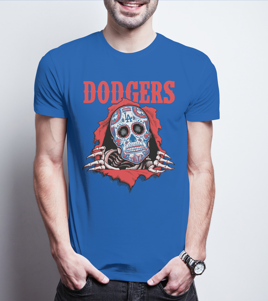 Dodgers La Sugar Skull T-Shirt