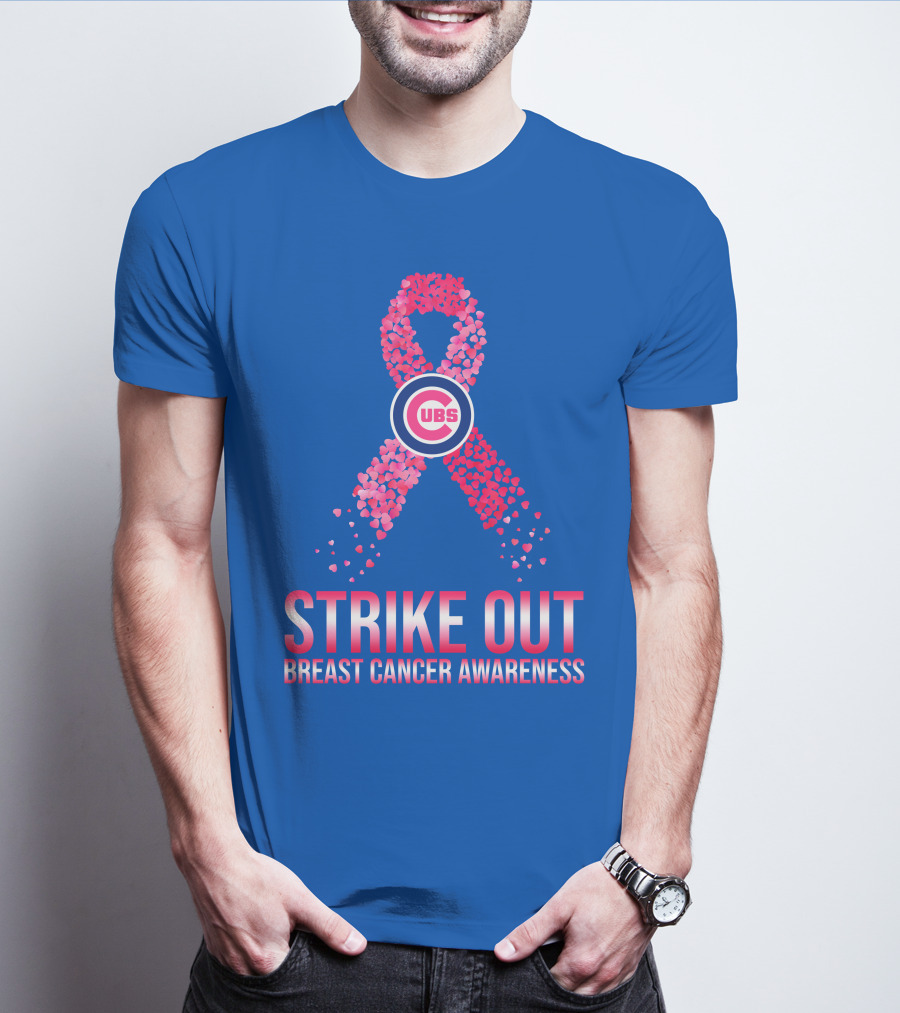 Cubs Strike Out Breast Cancer Awareness T-Shirt