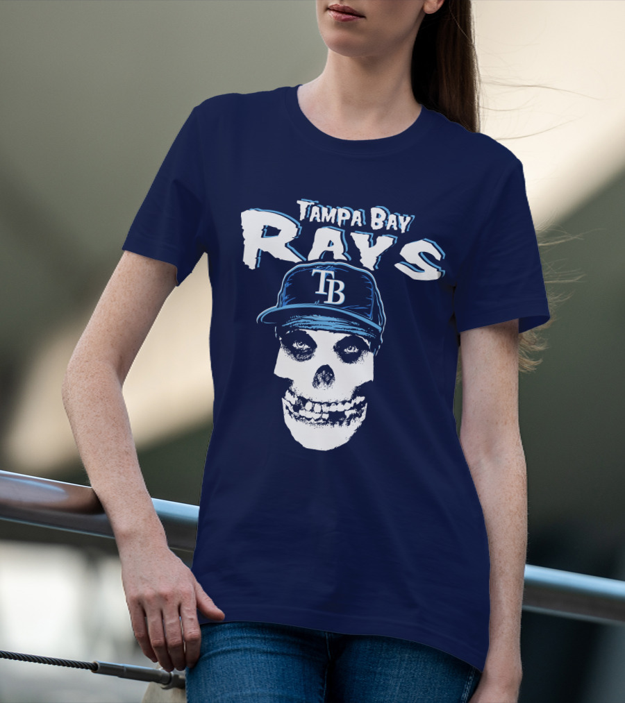 Tampa Bay Rays Tb Skull T-Shirt