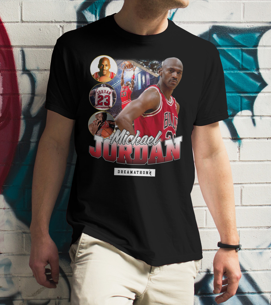 Michael Jordan Dreamathon 23 Basketball T-Shirt