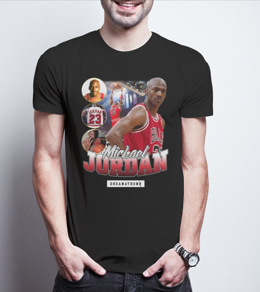 Michael Jordan Dreamathon 23 Basketball T-Shirt