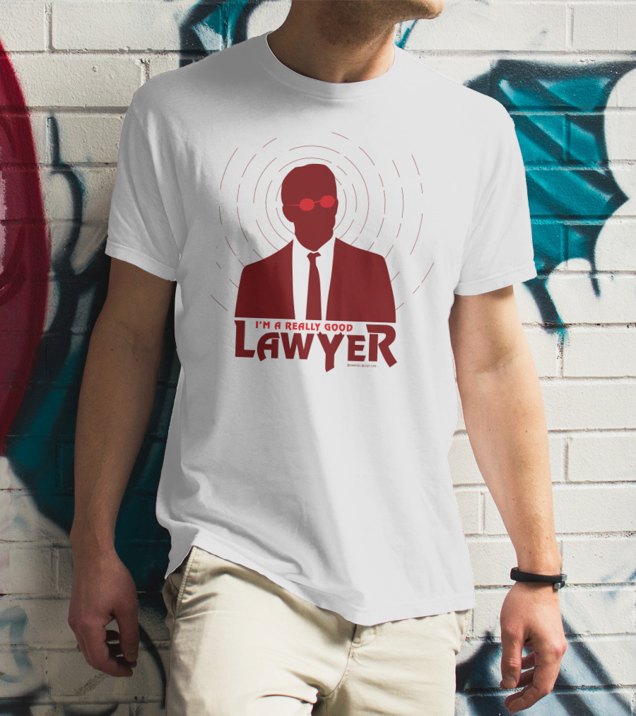 I'm A Really Good Lawyer Silhouette Red Sunglasses T-Shirt