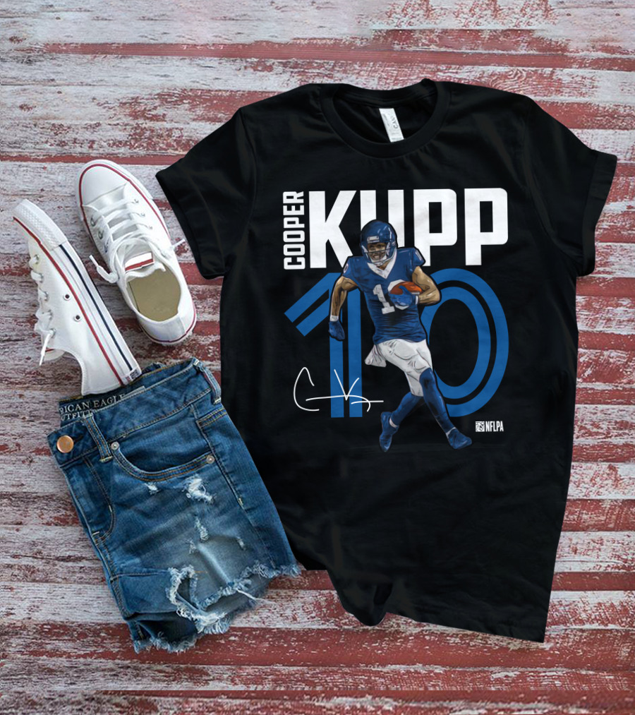 COOPER KUPP 10 NFLPA Football Player T-Shirt