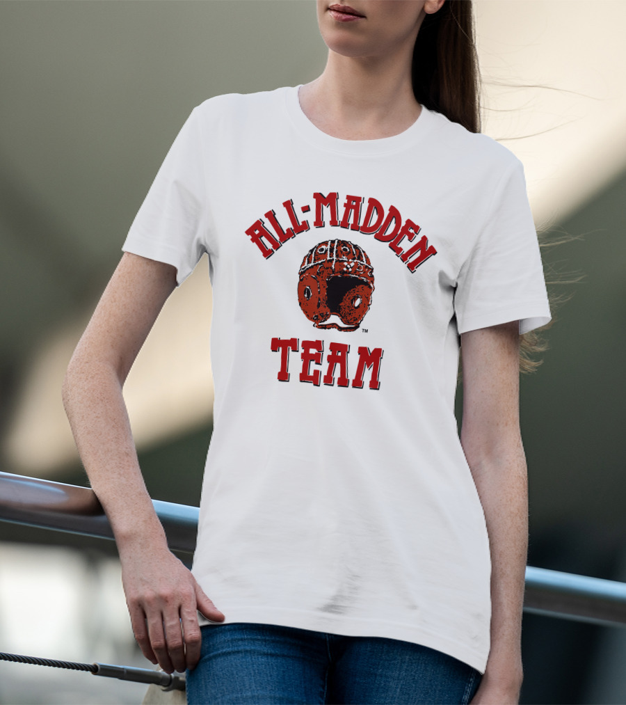 All Madden Team 1992 Old School Football Video T-Shirt