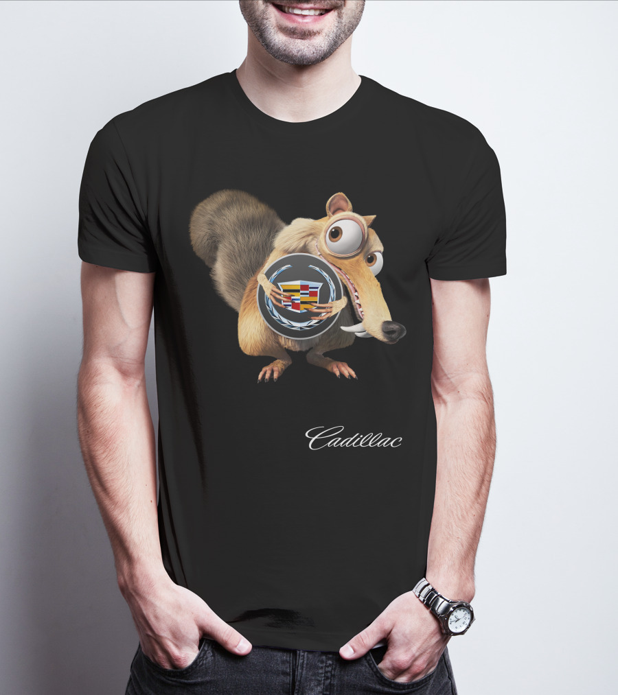Scrat Cadillac Logo Crossover T-Shirt