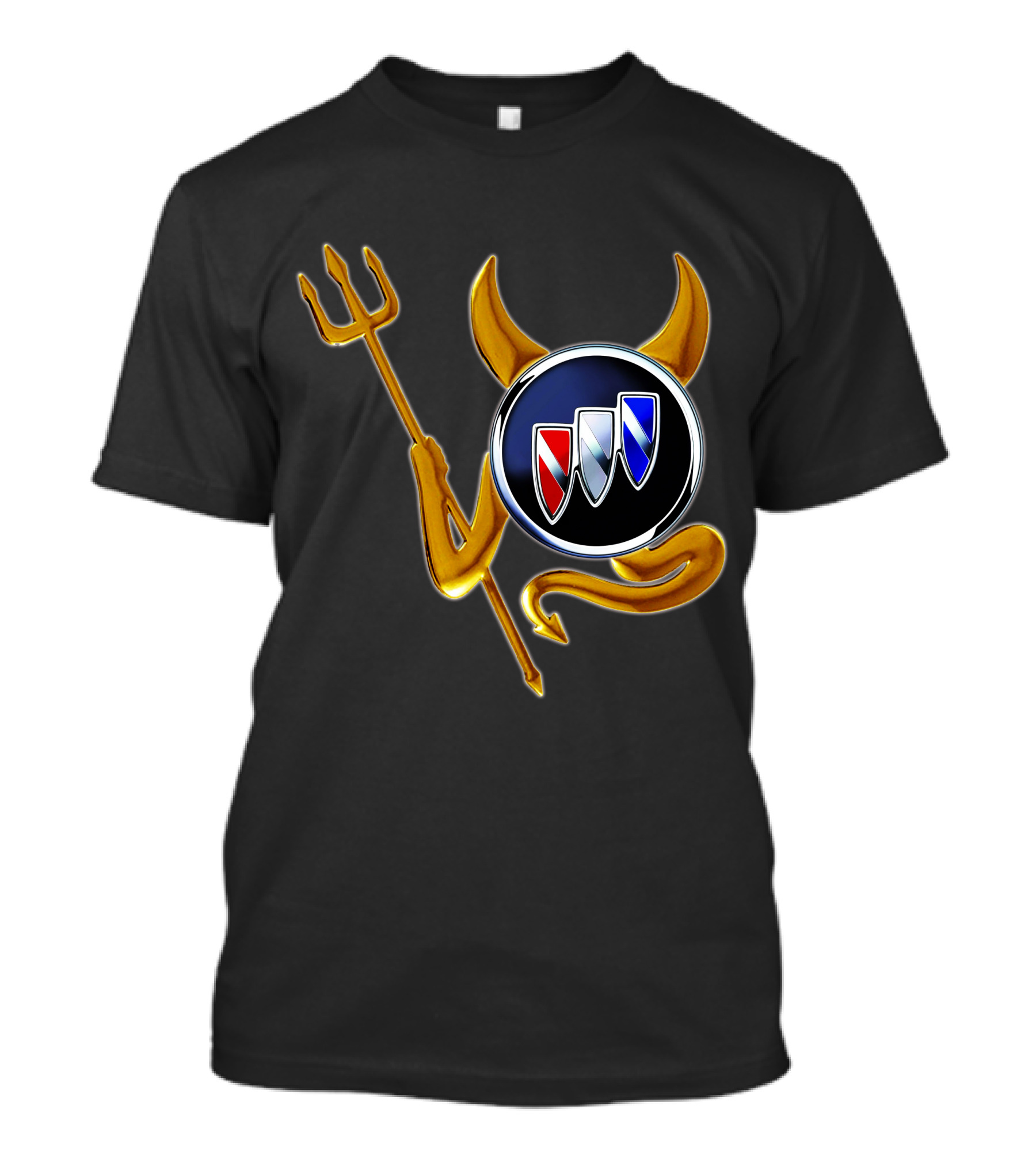 Buick Devil Horns Emblem Trident T-Shirt