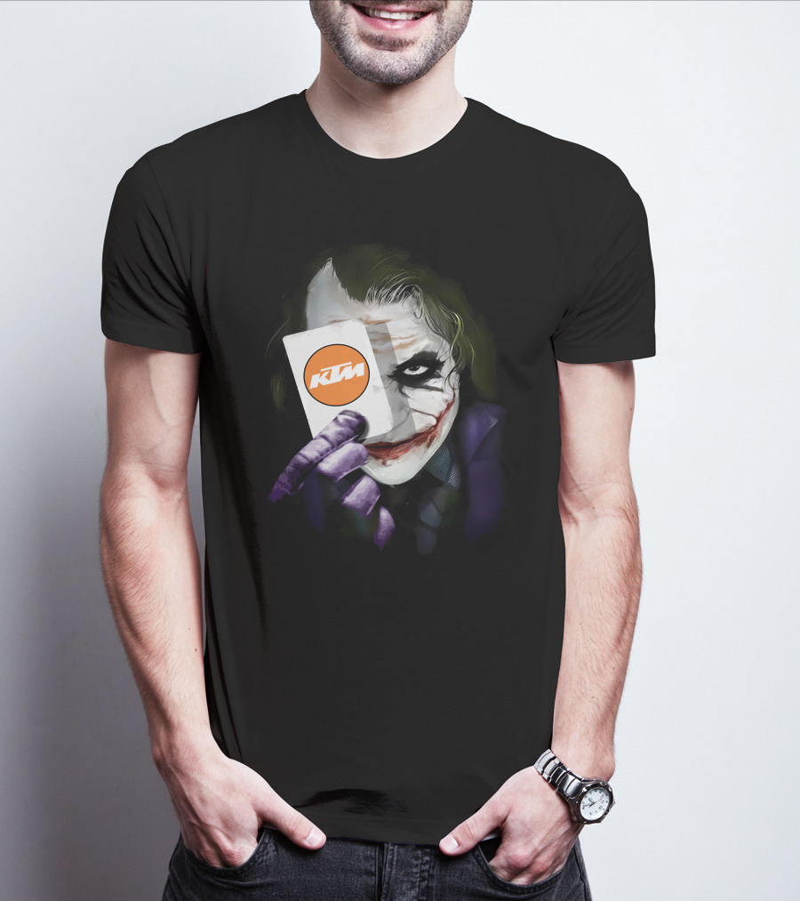 Ktm Joker Playing Card Face Paint T-Shirt