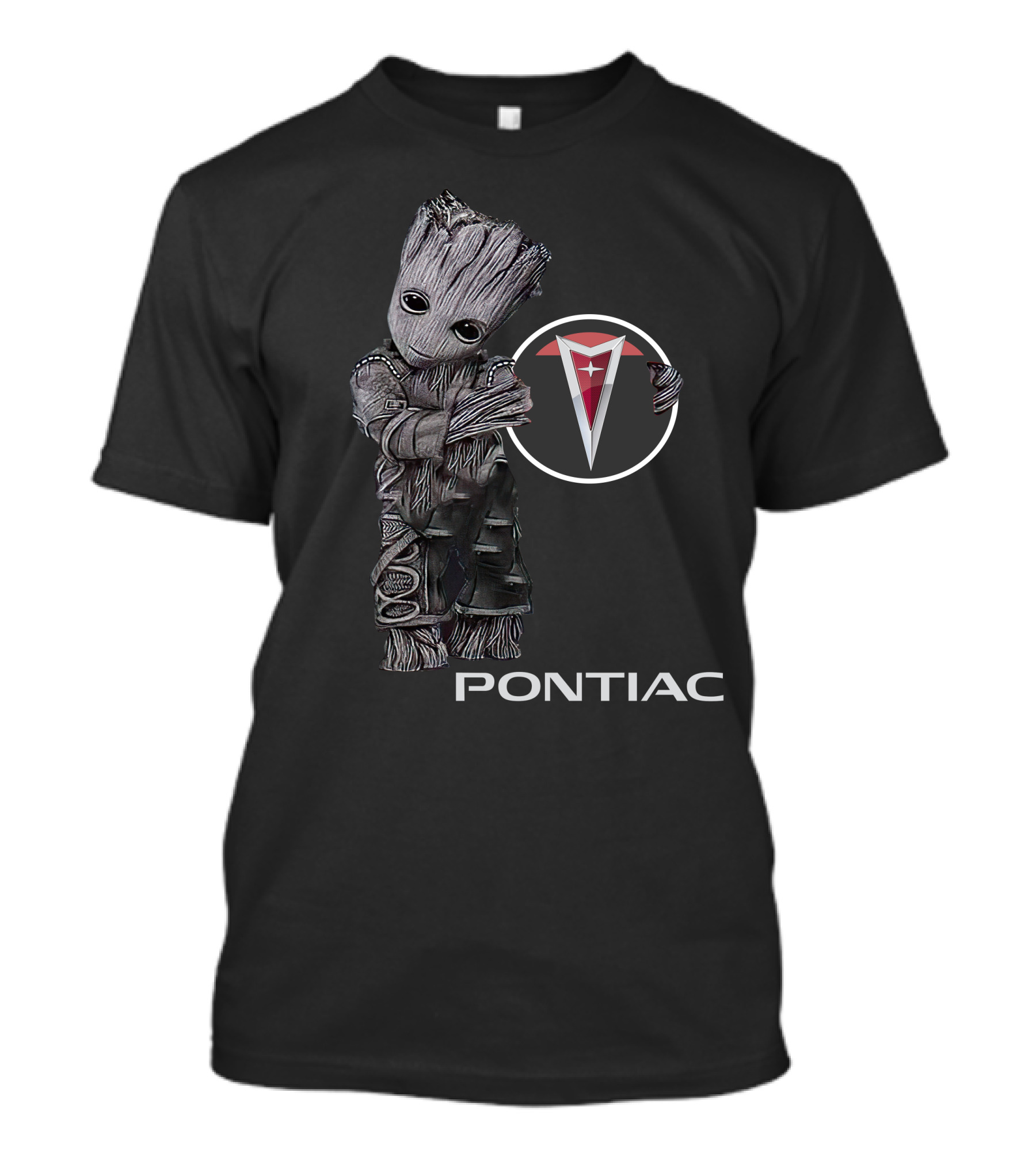 Pontiac Logo Groot Character Fusion T-Shirt