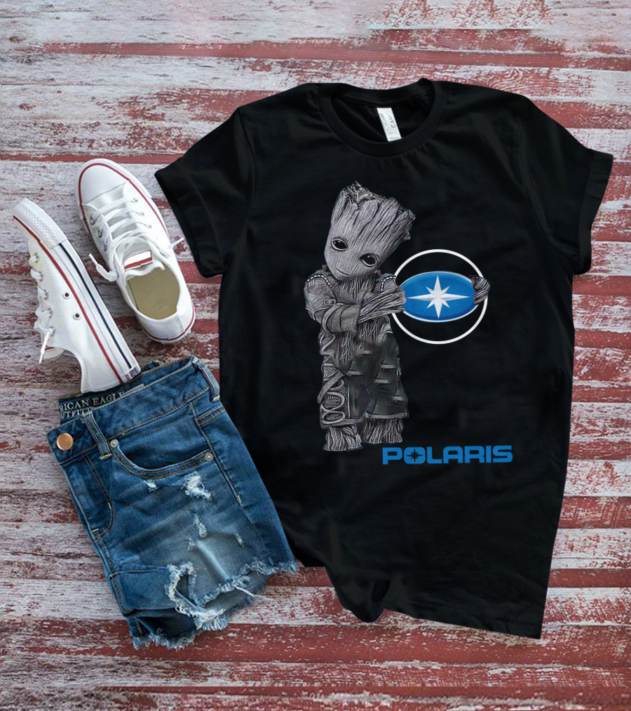 Polaris Cute Character Holding T-Shirt