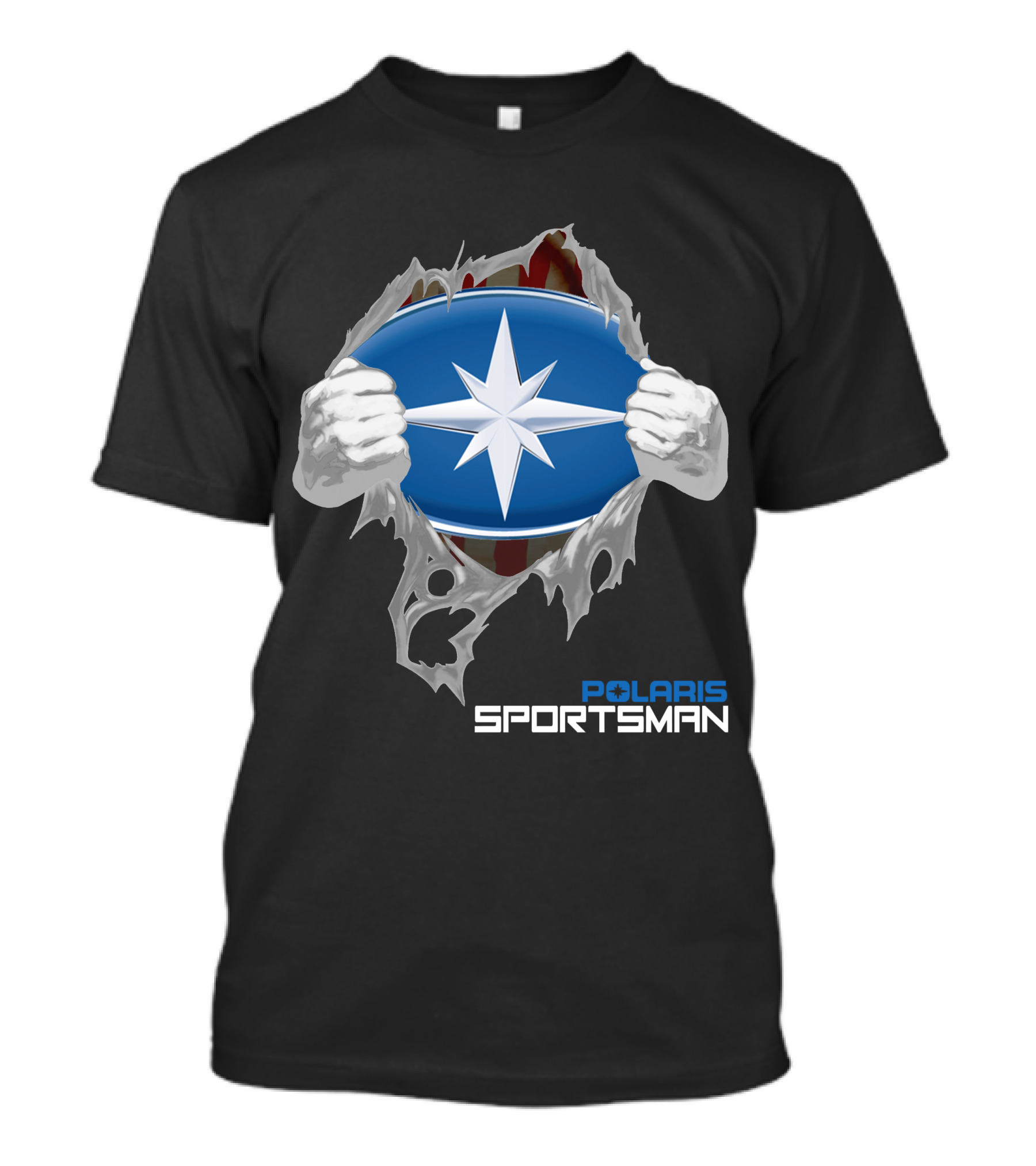 Polaris Sportsman Star Emblem Exposed T-Shirt