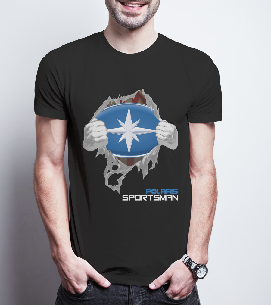 Polaris Sportsman Star Emblem Exposed T-Shirt