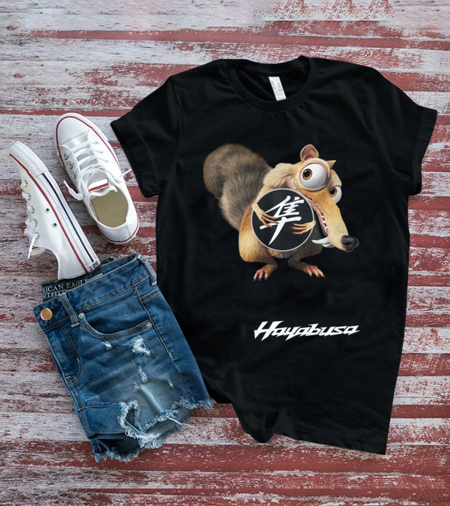 Hayabusa 02 Scrat Holding Iconic Symbol T-Shirt